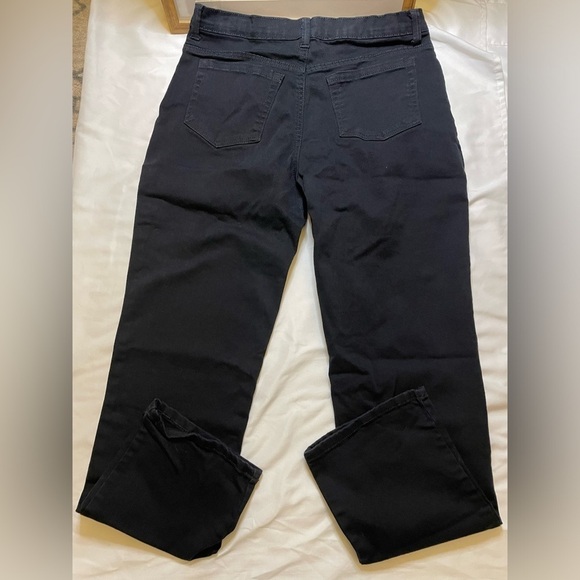Gloria Vanderbilt size 10 black Amanda straight leg jeans - Picture 4 of 15